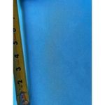 VTG 80s Balloon Long Sleeve Ruffle Midi Dress Blue Pearl Front Accent Women’s 10 Photo 11