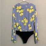 Lovers + Friends  Lemon Print Darla Bodysuit Size Small Photo 4