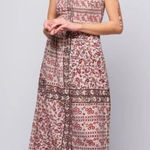 Alix of Bohemia Luna Bandana Midi Dress Sz. L Pink Size L Photo 0