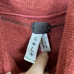 Free People We the Rust Orange Split Back Turtleneck Sweater Size L Photo 5