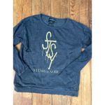 Stüssy Vintage womens Stussy en noir sweatshirt grey boat neck  sweatshirt size xs Photo 4