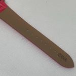 Women’s quartz analog watch two tone 35mm white dial leather band running Photo 7