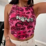 Urban Outfitters Trouble Pink Open Back Top Women’s Large Photo 0