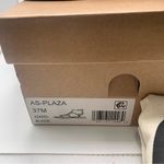 Ash NWB  Women's Plaza Leather T-Strap Sandals size 37 US 6.5 black leather Photo 2