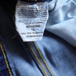 Wrangler Denim Shorts Frayed Hem Dark Wash Casual Summer Size 34 Photo 5