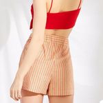 Urban Renewal  Remnants Rainbow Striped Linen High Rise 90’s Short Women’s Sz L Photo 1