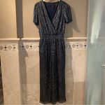 Banana Republic  Shimmer Flutter Sleeve Wide-leg Jumpsuit Size S Photo 3