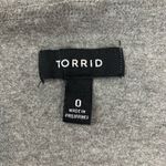 Torrid Fold Over Skirt Gray Size 0(12) Photo 3