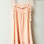 Honorine Sleeveless Tie Shoulder Ruffle Trim Mini Cover Photo 2