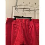 Spiegel  Women's Plus Size 20W Red Pants Casual Mid Rise Photo 8