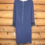 Calvin Klein NWT  Blue Beaded Dress Photo 5