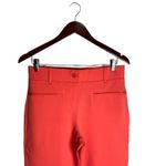 Betabrand Pull On Trouser Coral Pink Medium Crop High Rise Elastic Waist Photo 2