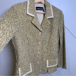 Sag Harbor  Dress Sage Green Boucle Lightweight Blazer Jacket Size 8 Photo 5