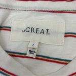 The Great . Cream Striped Sleeveless Maci Dress 100% Cotton Women SZ 2 *TINY FLAW Photo 1