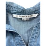 Veronica Beard Atari Chambray Tiered Denim Shirt Dress Blue Size 12 Photo 7
