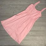 Madewell  pink fleur bow back dress button front long sleeveless maxi dress  14 Photo 2