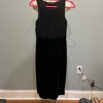 Derek Lam  Black Silk & Velvet Sleeveless Dress 2 Photo 5
