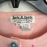 Jack B Quick Vintage Easter Sequined 3D Bunny Cardigan Size Medium Petite Photo 1