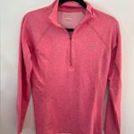 Reebok Pink  long sleeve quarter zip pullover jacket large Photo 0