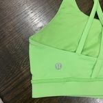 Lululemon Green Energy Sports Bra Photo 2
