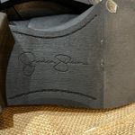 Jessica Simpson  Skylar Black Leather Moto Boots with Gold Hardware Sz 8 Photo 8