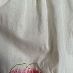 Aratta Silent Journey Embroidered Back Stripe Button Down Top | Small Photo 7