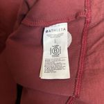 Athleta Sleeveless Sweatshirt Vest Womens Large Burgundy Hoodie Top Photo 6