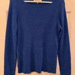 Jones New York  Sport Pullover Blue Sweater Size XL 25" Long x 19 1/2" Pit to Pit Photo 0