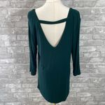 Nine Britton  Deep Green Long Sleeve Top Photo 2