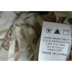 Aura Boho Maxi Dress Cream Peach Size L Large Long Sleeve Ruffle Photo 7