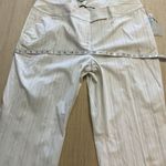 Caslon Ivory Dress Pin Striped Flared Lined Size 20W Pants Brand New With Tag Photo 7