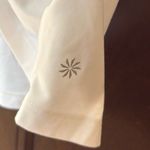 Athleta Like New  Ruched Front Long Sleeve Top White Size Large Photo 8