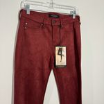 Liverpool Jeans Company Stitch Fix Liverpool Madonna Skinny Suede Leggings Deep Henna Size 4/27 Petite Photo 3