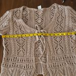 Venus  Tan Cardigan Sweater with Flared sleeves! Photo 6