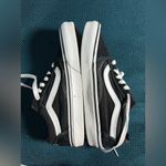 Vans Classic Black and White Lace Up Low Tops Photo 3