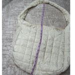 Amazon Off White Puffer Crossbody Messenger Bag Photo 4