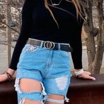 Amazon Ripped straight leg jeans Photo 0