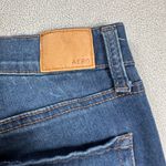AERO Jeans Womens 10 Reg High Rise Skinny Dark Wash Faded Stretch Slim Denim Blue Photo 5