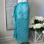 Bleu Rod Beattie Coastal Cool Long Chiffon Ruffle Pareo Cover Up Photo 6