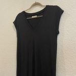 Madewell V Neck Muscle Tank Dress in Black Photo 6