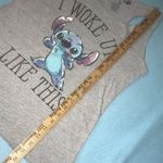 Disney STITCH tank top “I Woke Up Like This” racer back style graphic size S Photo 4
