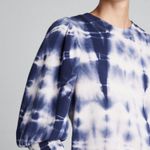 Ulla Johnson ππ Philo Pullover Sweater ~ Indigo Blue Tie Dye Size P = 00-0 Photo 4