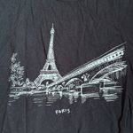 Topshop  Women’s Graphic Paris Tee Size 8-12 Photo 2