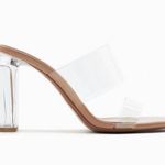 ZARA Transparent Heeled Sandals Photo 0