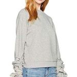 Lucca Couture Luca Audrey Lace Up Sleeve Sweater Photo 0