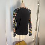 Speedo  Black Top with Floral Sleeves Large Photo 1