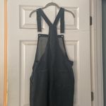 Washed black denim overalls Size L Photo 2
