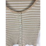 Levi's Short Sleeve Britt Snap Front Top Size Medium Photo 2