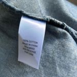 Girl Krazy Long Cotton Denim Button Down sz S Photo 5