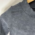 Vintage Havana seamless long sleeve mock neck top size One Size Gray Photo 5